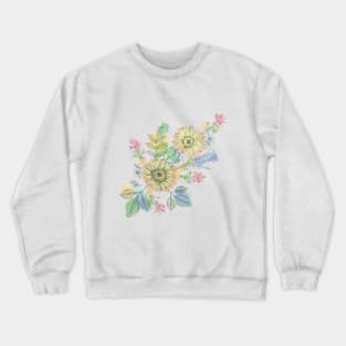 Flower art. Crewneck Sweatshirt